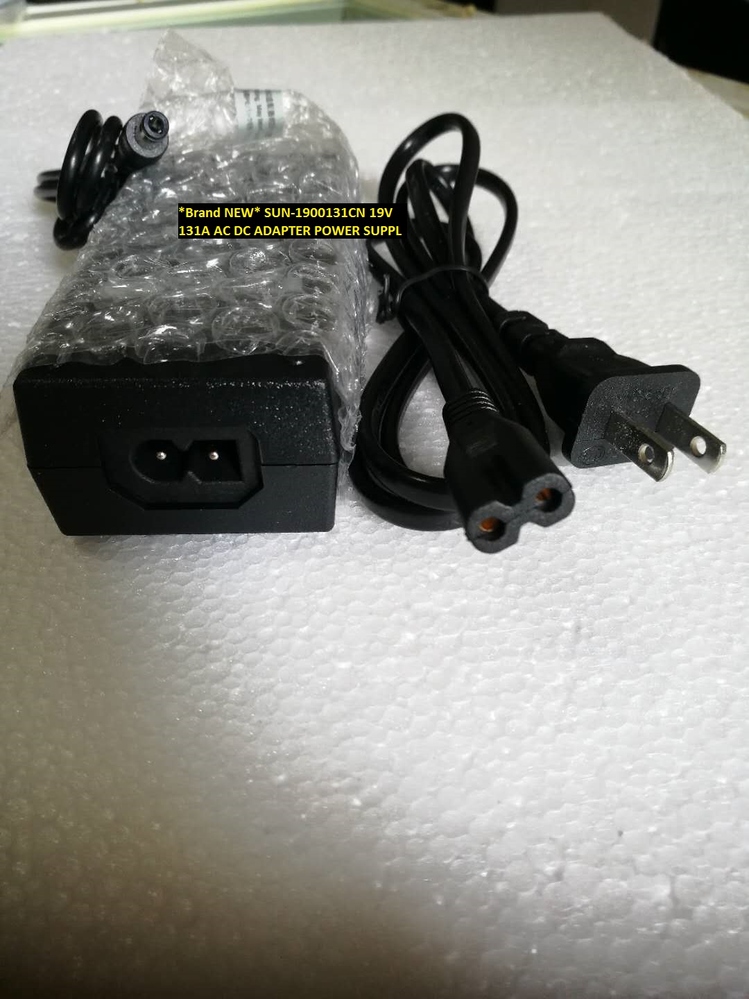 *Brand NEW*5.5*2.5mm AC100-240V AC DC ADAPTER 19V 131A SUN-1900131CN POWER SUPPLY - Click Image to Close